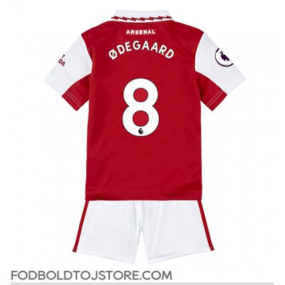 Arsenal Martin Odegaard #8 Hjemmebanesæt Børn 2022-23 Kortærmet (+ Korte bukser)